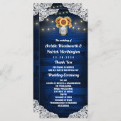 Zonnebloem Metselwerk Pot Houten Kantlijn Trouwpro Programma (Voorkant / Achterkant)