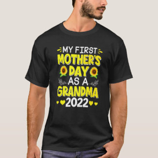 Zonnebloem Mijn eerste Moederdag als oma Mothe T-shirt
