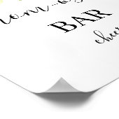 Zonnebloem Mimosa Bar Poster (Hoek)