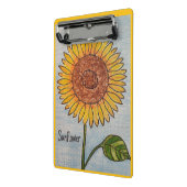 Zonnebloem Mini Clipboard Klembord (Angled2)