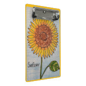 Zonnebloem Mini Clipboard Klembord (Schuin)