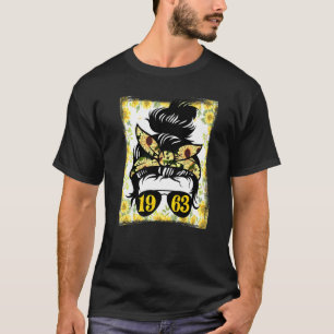 Zonnebloem Moeder Geboren In 1963 Verjaardag Tuini T-shirt