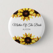 Zonnebloem Moeder van de Button van de Bride Flora (Voorkant)