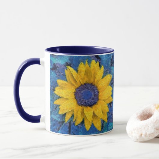 Zonnebloem Mok (Met donut)