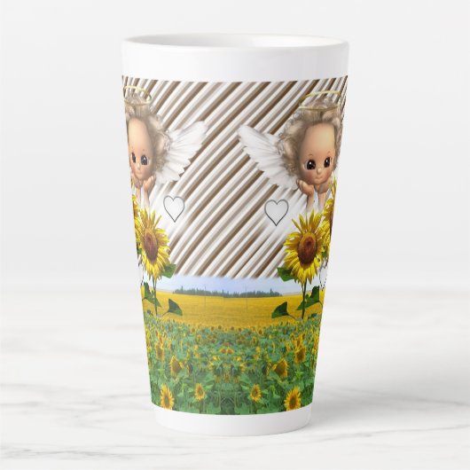 Zonnebloem Mok Angel (Voorkant)