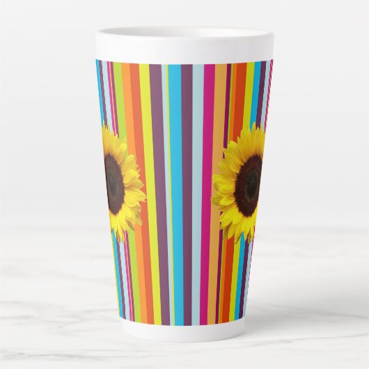 Zonnebloem Mok latte (Voorkant)