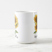 Zonnebloem Mok voor Vrouwen, Custom Moederdag Gift (Center)