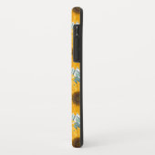 Zonnebloem Monogram Bloemen Hoesje-Mate iPhone Cas Case-Mate iPhone Case (Achterkant/links)