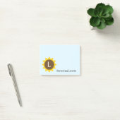 Zonnebloem Monogram Post-it® Notes (Kantoor)