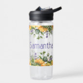 Zonnebloem Monogram Waterfles (Links)