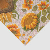 Zonnebloem, mooi Collectie Tissuepapier (Detail)
