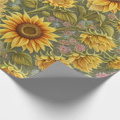 Zonnebloem mooi modern Collectie Cadeaupapier (Hoek)