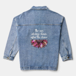 Zonnebloem motivatie prijsopgave denim jacket