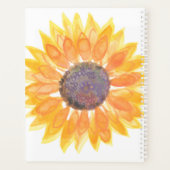 Zonnebloem naam Monogram 2024 Planner (Achterkant)