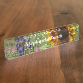 Zonnebloem Naambordje (Zijkant)