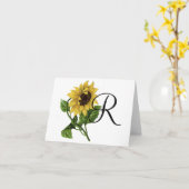 Zonnebloem Notecard Kaart (Gele Bloem)