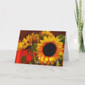 Zonnebloem notecard kaart (Achterkant)