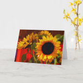Zonnebloem notecard kaart (Gele Bloem)