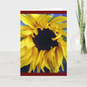 zonnebloem notecard kaart