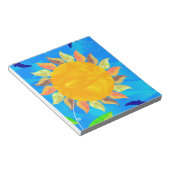 Zonnebloem Notitieblok (Schuin)