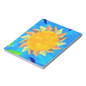 Zonnebloem Notitieblok (Gedraaid)