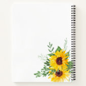 Zonnebloem Notitieboek (Achterkant)