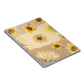 Zonnebloem notitieboek (Rechterzijde)