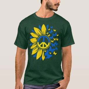 Zonnebloem Oekraïne Oekraïnse vlag Oekraïnse vlag T-shirt