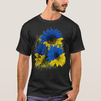 Zonnebloem Oekraïne shirt Ik sta voor de vrede in