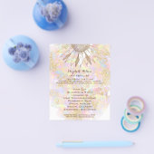 zonnebloem ontwerp flyer (Enkel)