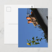 Zonnebloem op het dak. briefkaart (Voorkant / Achterkant)