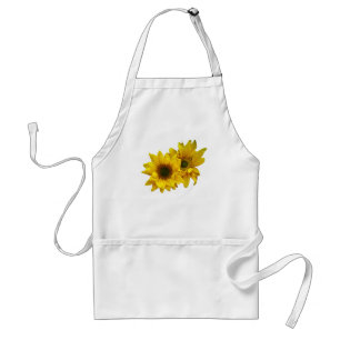Zonnebloem Paar Arm in Arm Standaard Schort