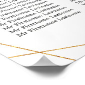 Zonnebloem Paars Geometrisch 8 Poster (Hoek)