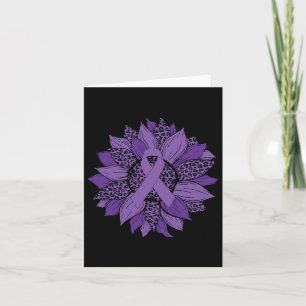 Zonnebloem Paarse lint fibromyalgie bewustzijn Ma Kaart