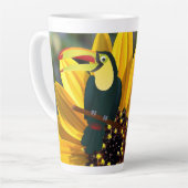 Zonnebloem Parrot Latte Mok (Linkerhoek)