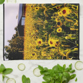 ZONNEBLOEM PATCH handdoek (Gevouwen)