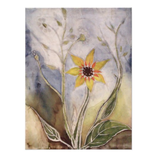 Zonnebloem Perfect Poster (Voorkant)