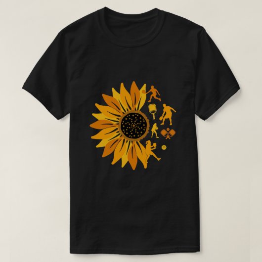 Zonnebloem Pickleball T-shirt (Design voorkant)