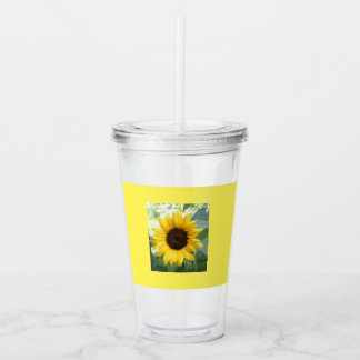 Zonnebloem Plastic Tumbler Acryl Drinkbeker
