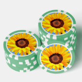 Zonnebloem Poker Chips (Opstapeling)