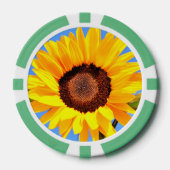 Zonnebloem Poker Chips (Voorkant)