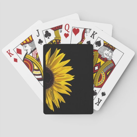 Zonnebloem Pokerkaarten (Achterkant)