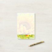 Zonnebloem Post-it® Notes (Op bureau)