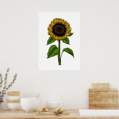Zonnebloem Poster (Keuken)