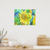Zonnebloem Poster (Keuken)