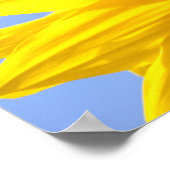 Zonnebloem Poster (Hoek)