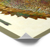 Zonnebloem Poster (Hoek)