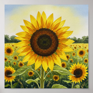 Zonnebloem Poster