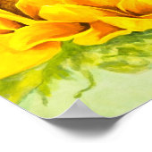 Zonnebloem Poster (Hoek)