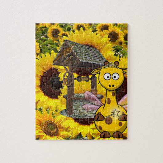 Zonnebloem Puzzels Giraffe (Verticaal)